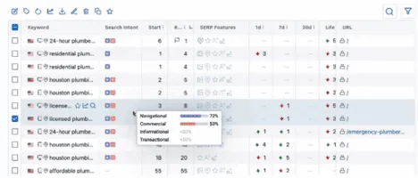 screenshot of a customized dashboard and breakdown of your keyword performance.