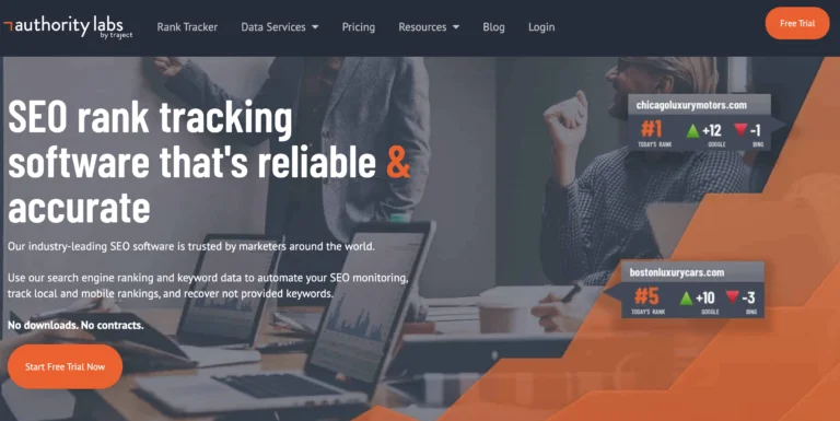 Authority Labs rank tracker